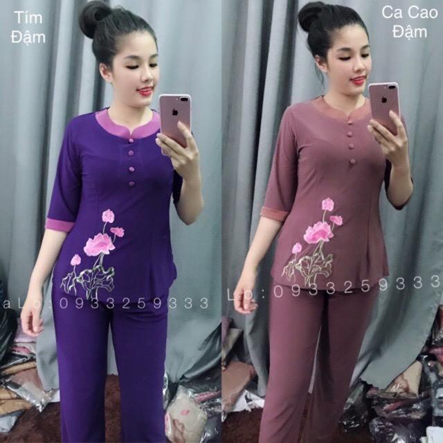 ĐỒ LAM ĐI CHÙA Mẫu Thun Phối
