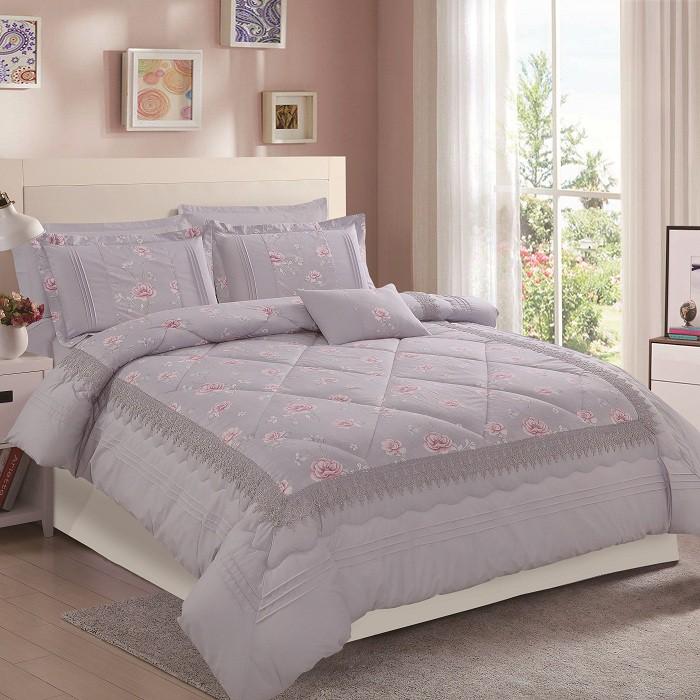 Bộ chăn ga gối satin Novelle Sylvan 1M6/1M8/2M2
