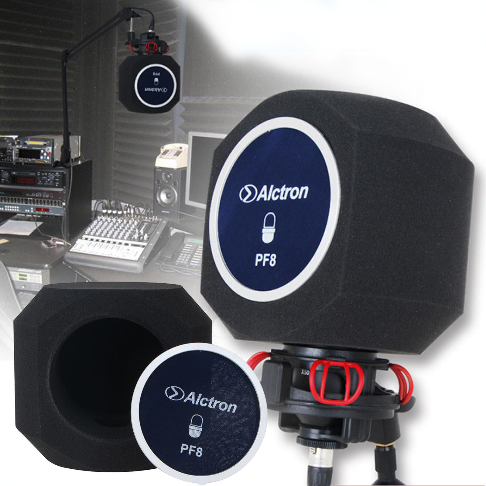 ROGTZ Màn Chắn Lọc Âm Giảm Tiếng Ồn, Lọc Tạp Âm Cho Phòng Thu Alctron PF8 - Hàng Nhập Khẩu