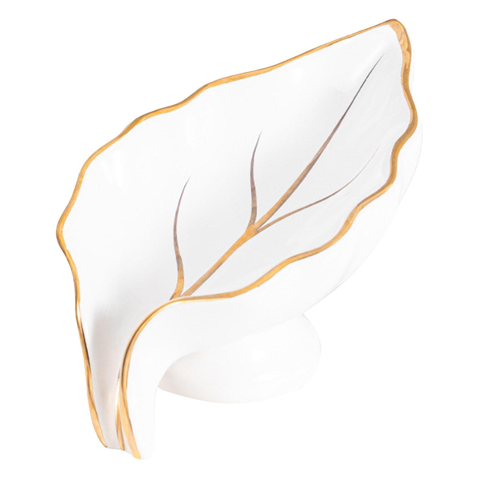 Ceramic Bathroom Soap Dishes Container Drain Tray Case Box for Bathtub White