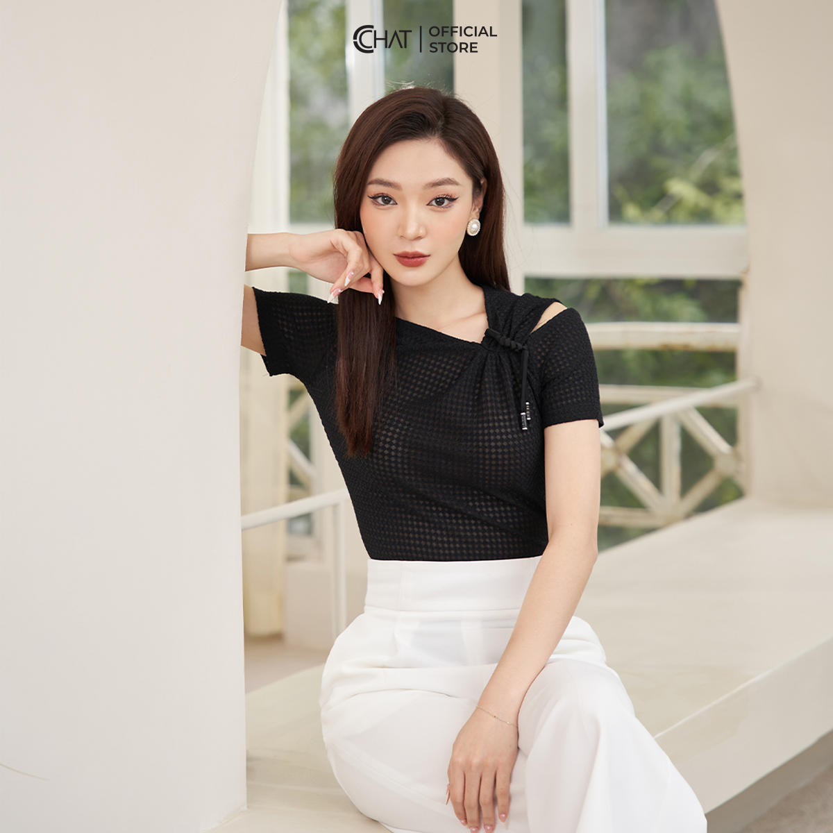 Áo Thun Rúm Lệch Chất Thun Cao Cấp Co Giãn Mềm Mịn 53TNC2007OT