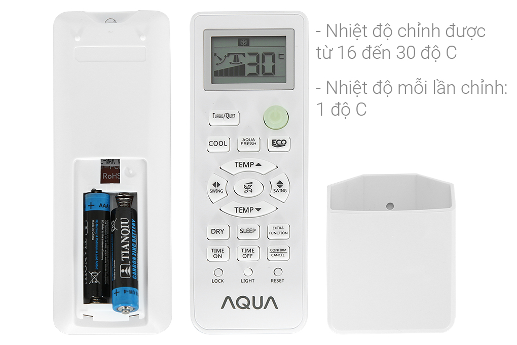 Máy lạnh Aqua Inverter 1.5 HP AQA-KCRV13TR - Hàng chính hãng - Giao HCM và 1 số tỉnh thành