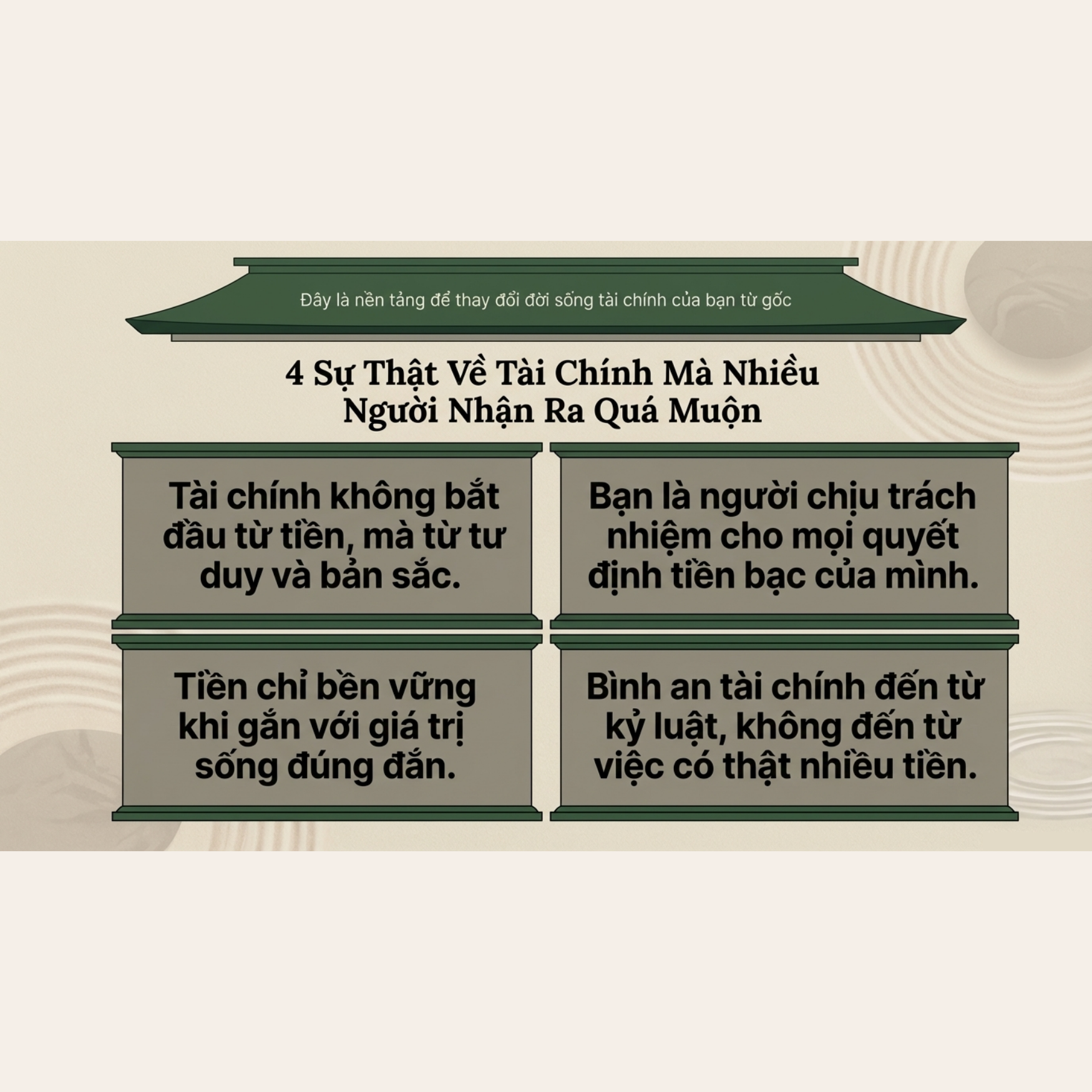 Cẩm Nang Tự Học – Tài Chính Cá Nhân | Hiểu Tiền – Quản Lý Tài Chính – Sống Bình An | Xây Dựng Nền Tảng Tài Chính Bền Vững