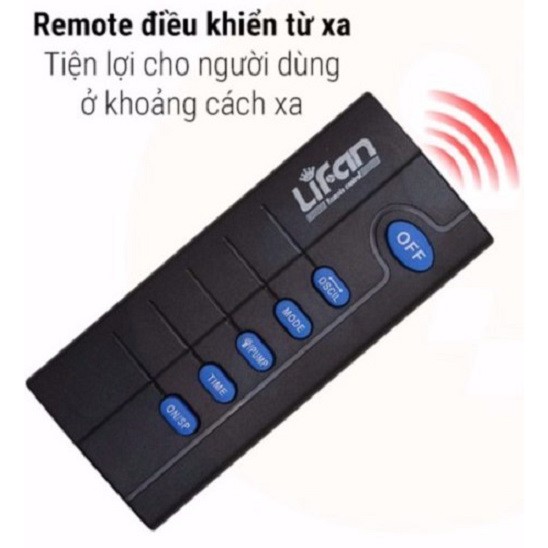 Remote điều khiển từ xa quạt Lifan - Màu đen