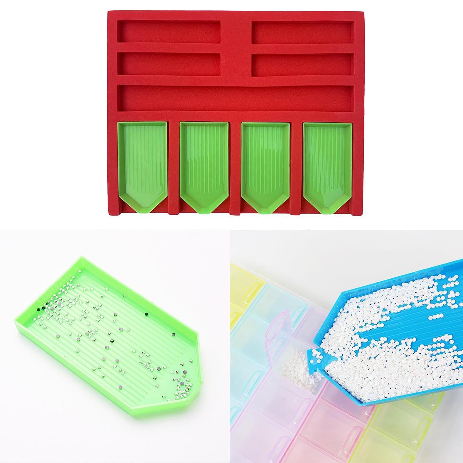 Diamond Painting Tray Organizer Holder DIY Diamond Painting Kits Drill Pens Tools Accessories for DIY Arts Crafts