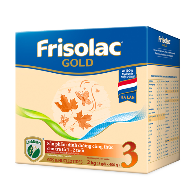 Hình ảnh [Mới] Hộp giấy 2 Kg Frisolac Gold 3