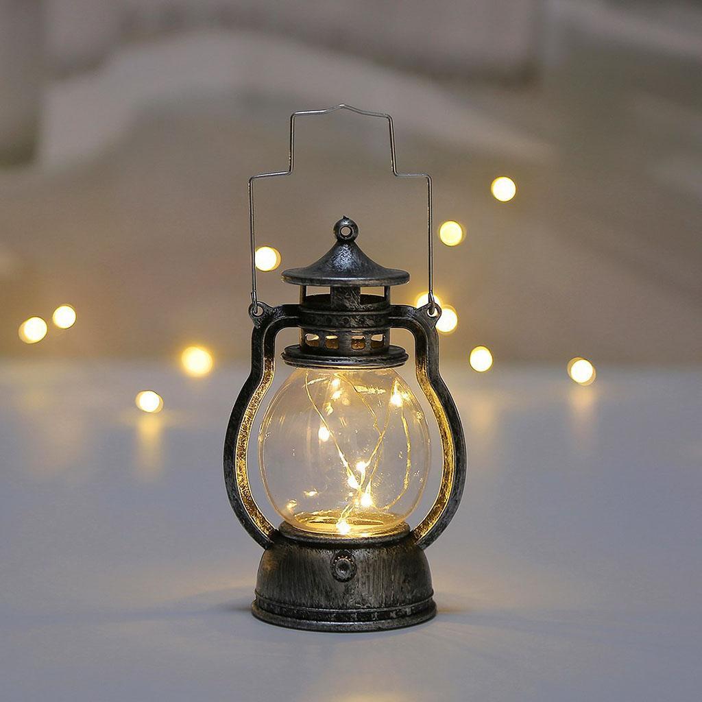 2-20pack Decorative Oil Lamp Christmas LED Lantern Lamp Hanging Lantern for Home