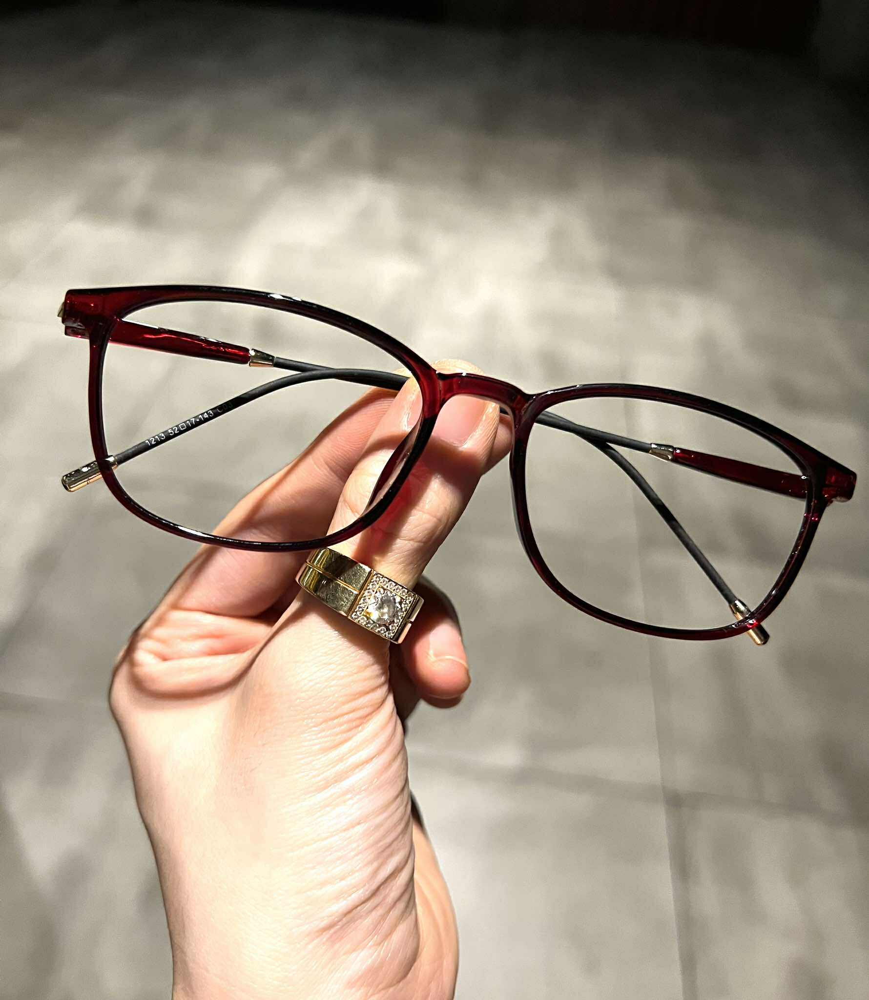 Kính thời trang unisex dáng mắt bầu gọng nhẹ cao cấp