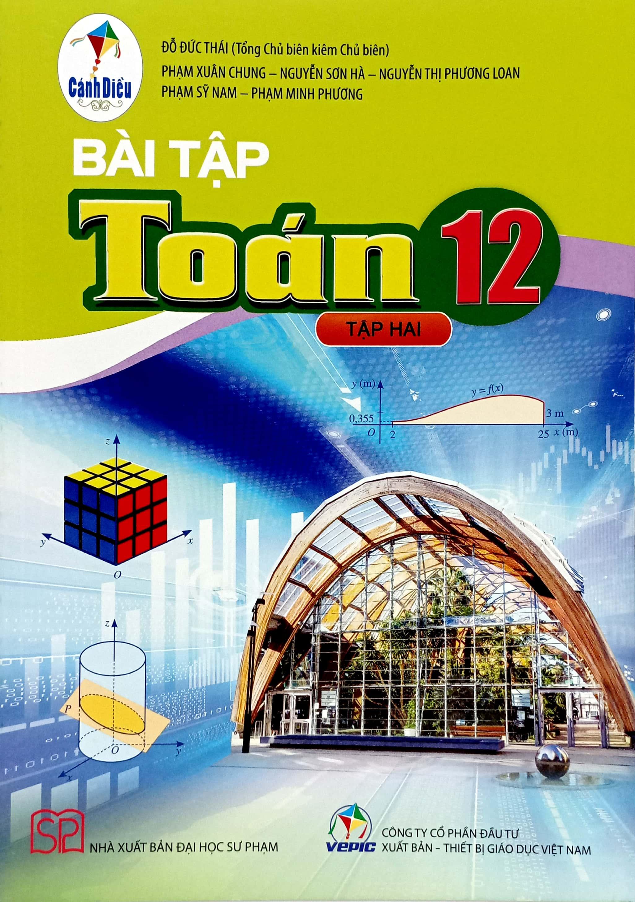 Bài Tập Toán 12 - Tập 2 (Cánh Diều) (Chuẩn)