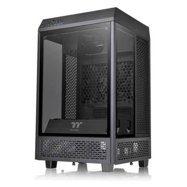 Vỏ Case Thermaltake The Tower 100 Mini Chassis Black - Hàng Chính Hãng