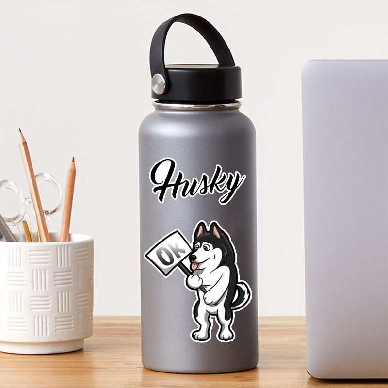 Set 50 Hình Sticker Chống Nước | Chủ Đề Husky