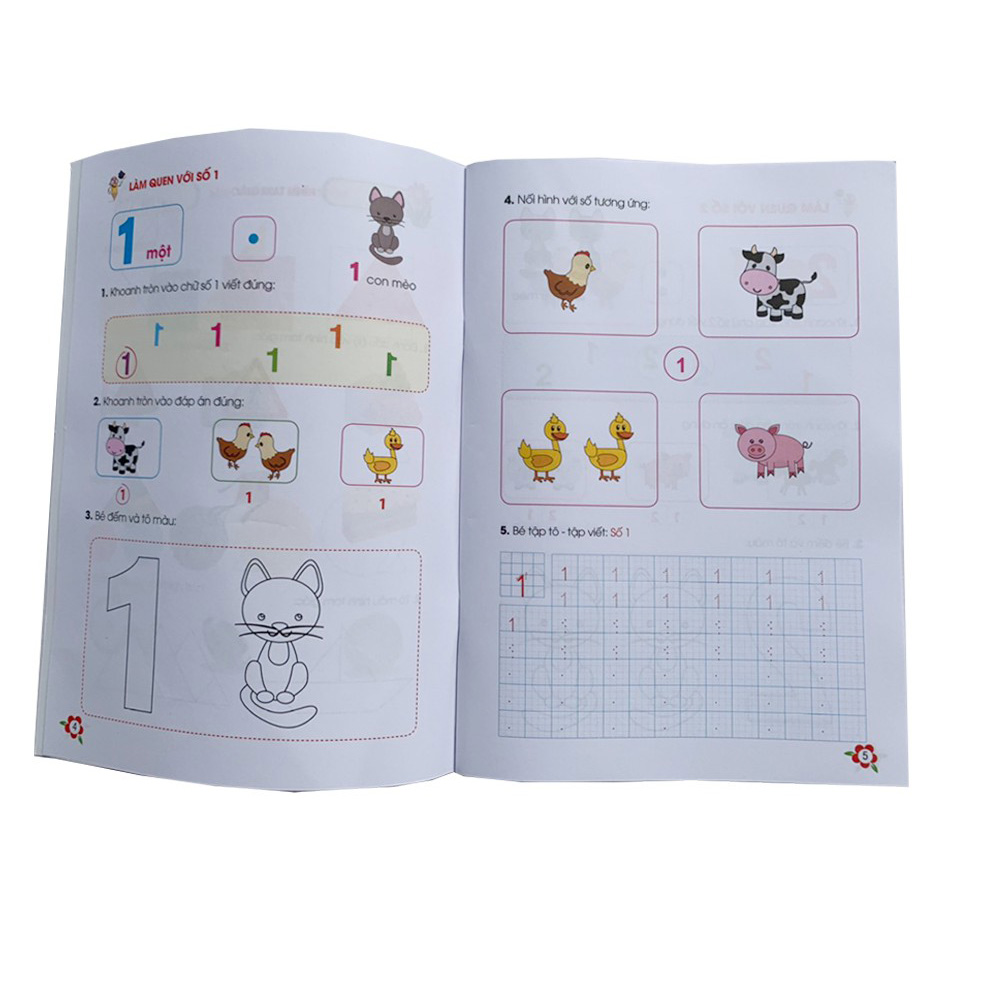 Sách - Bé học toán (Hành trang cho bé tự tin vào lớp 1)