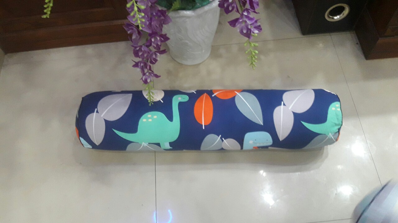 Gối ôm Người lớn Cotton 100% Loại đẹp Có khóa kéo, 30x95cm (Nhiều màu Giao Ngẫu Nhiên)