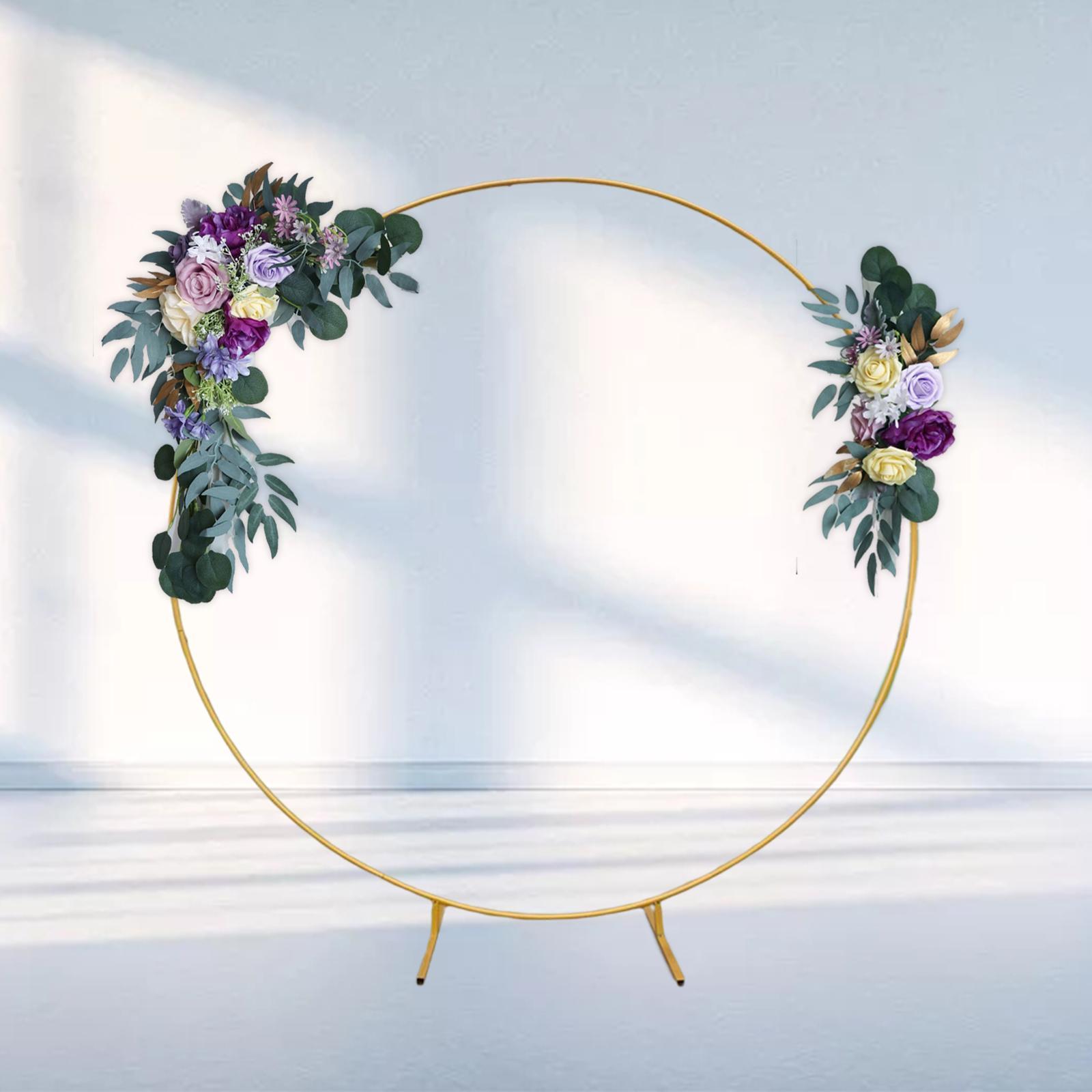 Wedding Arch Circle Backdrop Stand Frame for Holiday Wedding Decorative