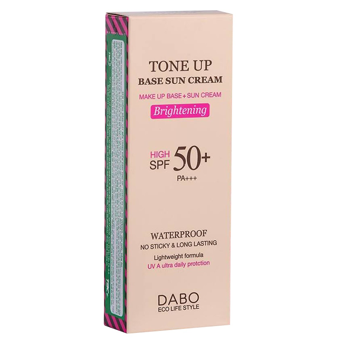 Kem Chống Nắng Kiềm Dầu Nâng Tone Dưỡng Da Dabo Tone Up Base Sun Cream SPF 50 PA +++(70ml) - Hàng Chính Hãng