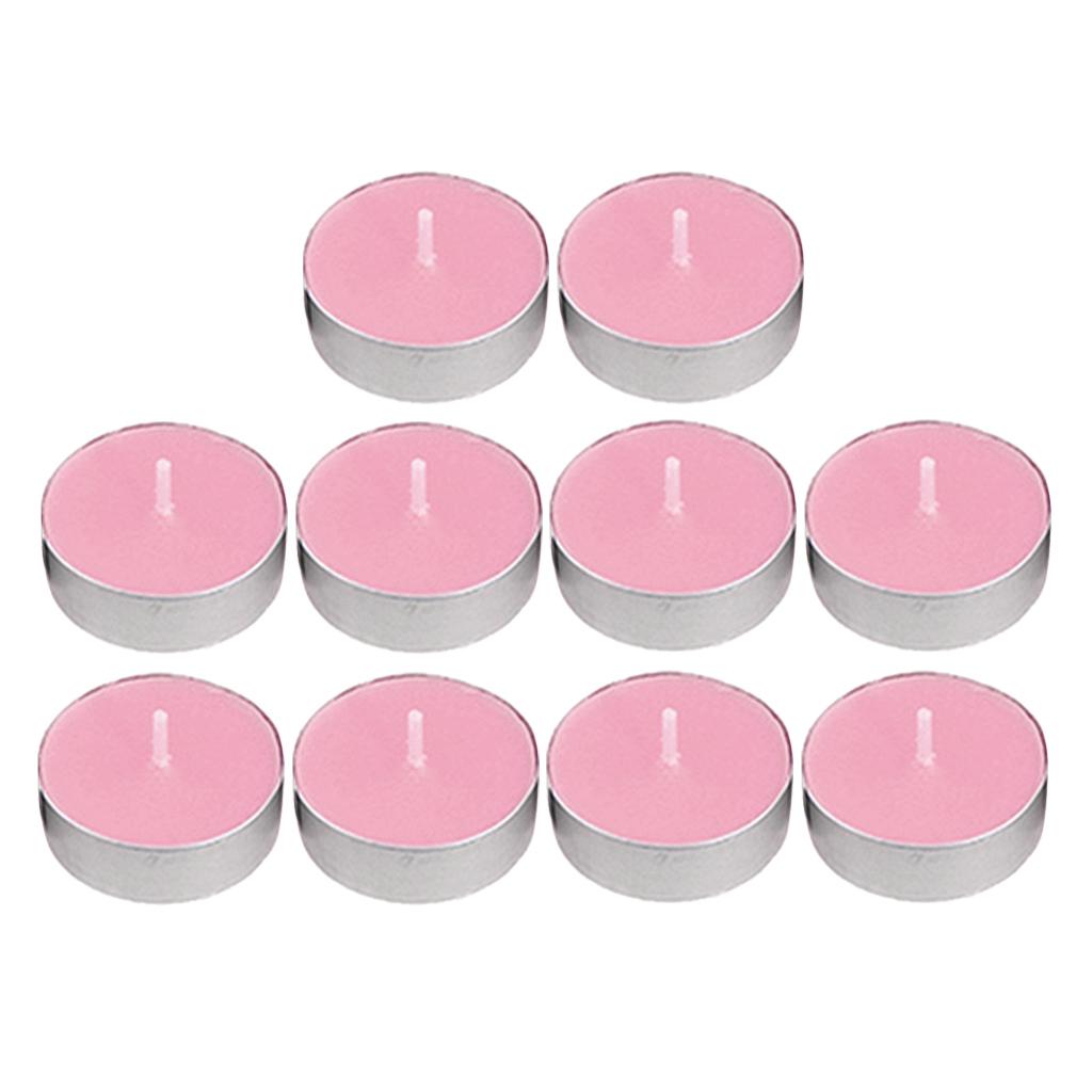 10 Chiếc Nến Tròn Không Khói Cho Bữa Tiệc Sinh Nhật 3,5x1cm