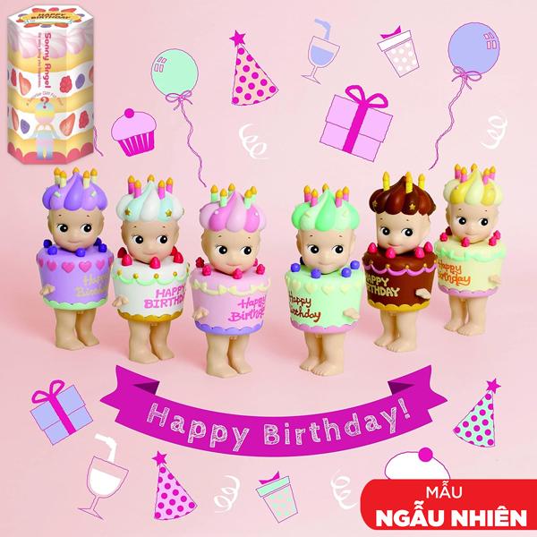 Blindbox Mô Hình Trang Trí Mini - Sonny Angel - Birthday Gift Series - Smiski