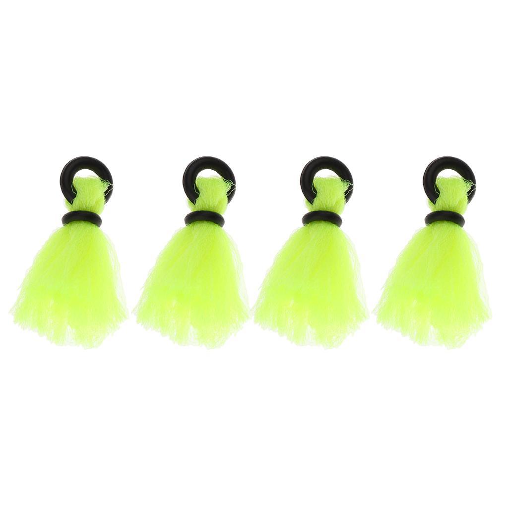 High Visibility Durable Nylon Strike Indicators Fishing Accessories Yellow 3CM