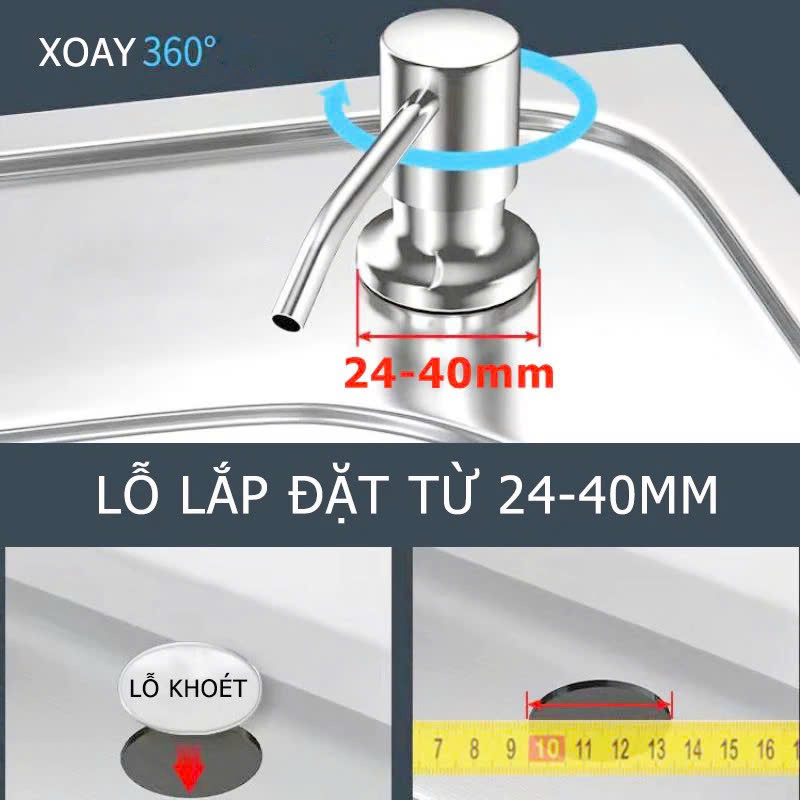 Vòi bơm dây dẫn nước rửa chén inox 304 dây 120cm