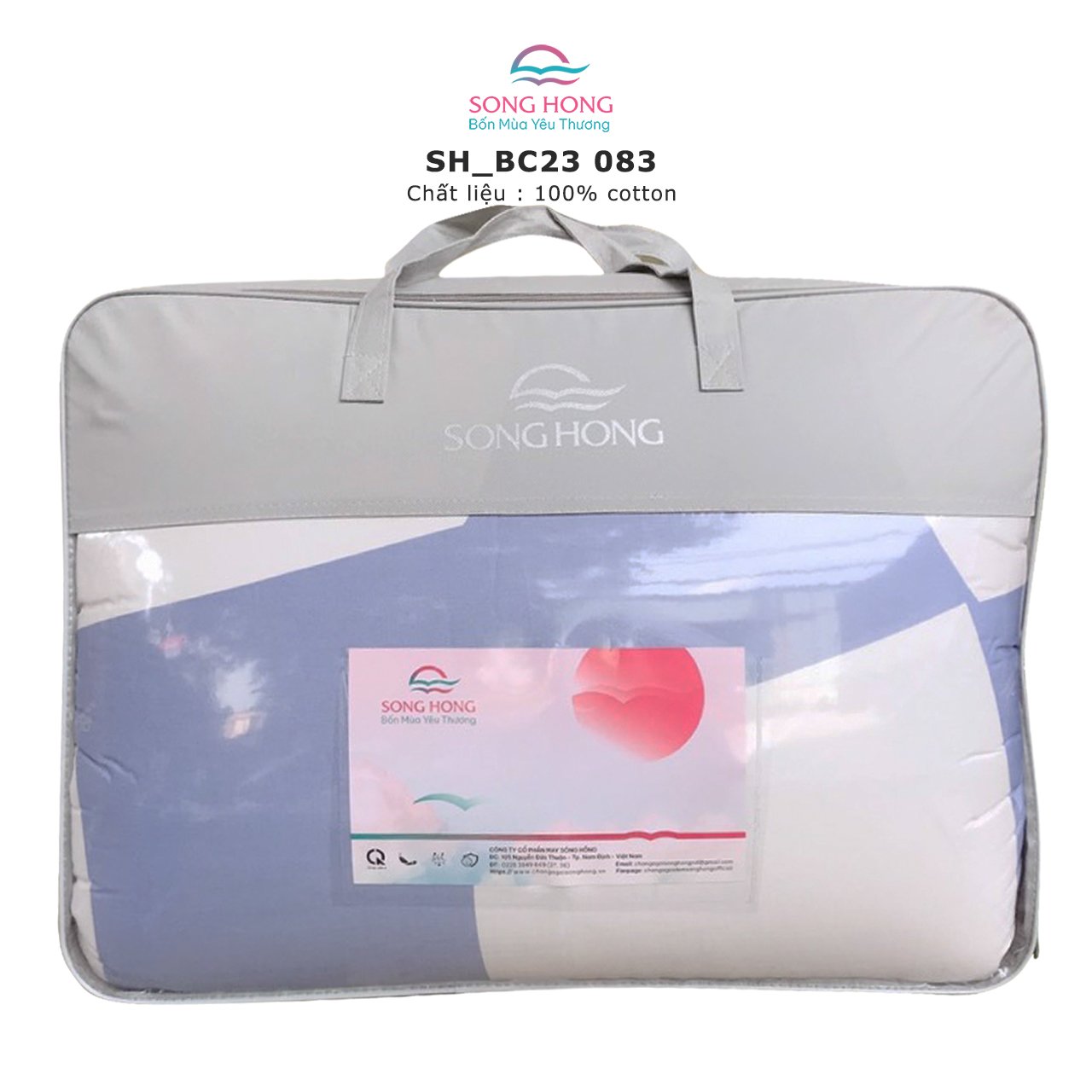 Chăn đông Sông Hồng 2mx2.2m chất cotton