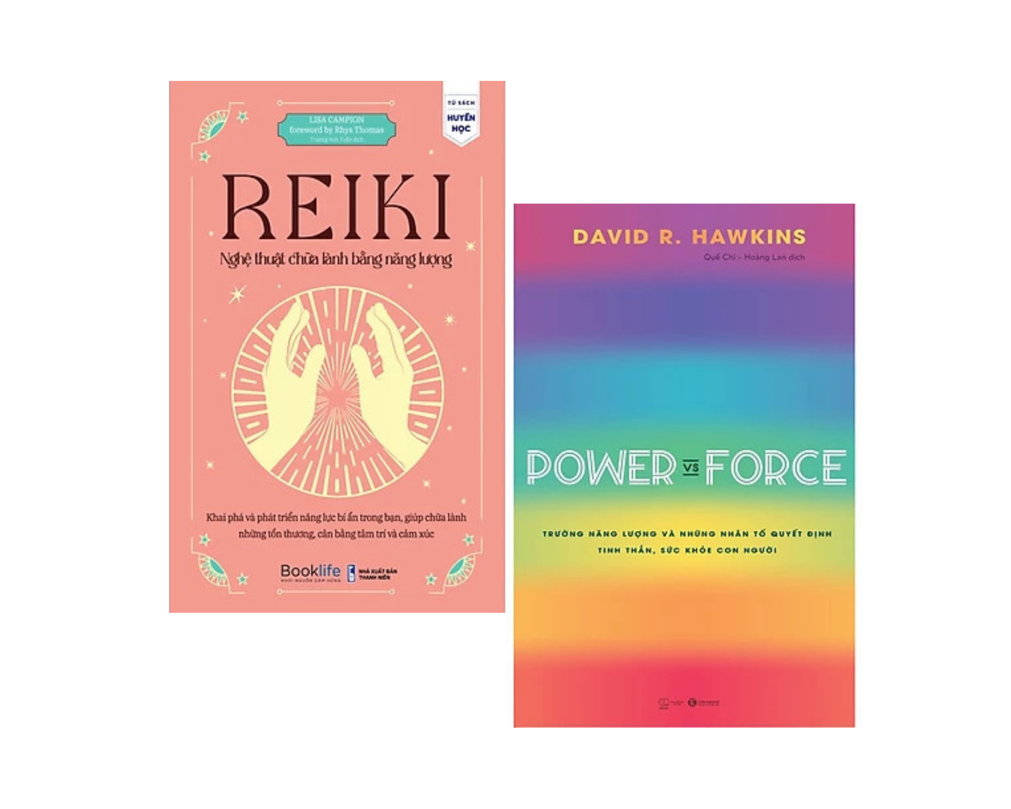 Combo 2 Cuốn Phương Pháp Chữa Lành: Reiki Nghệ Thuật Chữa Lành Bằng Năng Lượng + Power Vs Force - Trường Năng Lượng Và Những Nhân Tố Quyết Định Tinh Thần Và Sức Khỏe Con Người