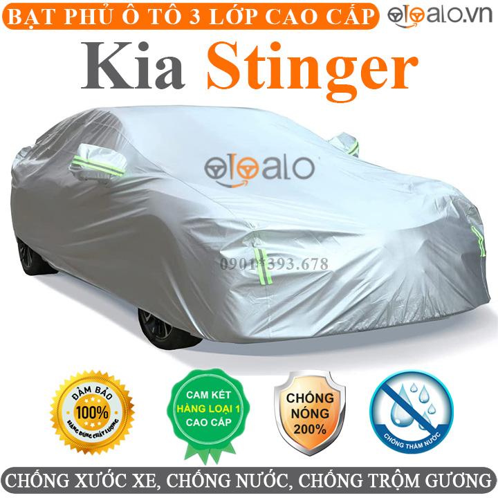 Bạt phủ xe ô tô Kia Stinger vải dù 3 lớp CAO CẤP BPXOT