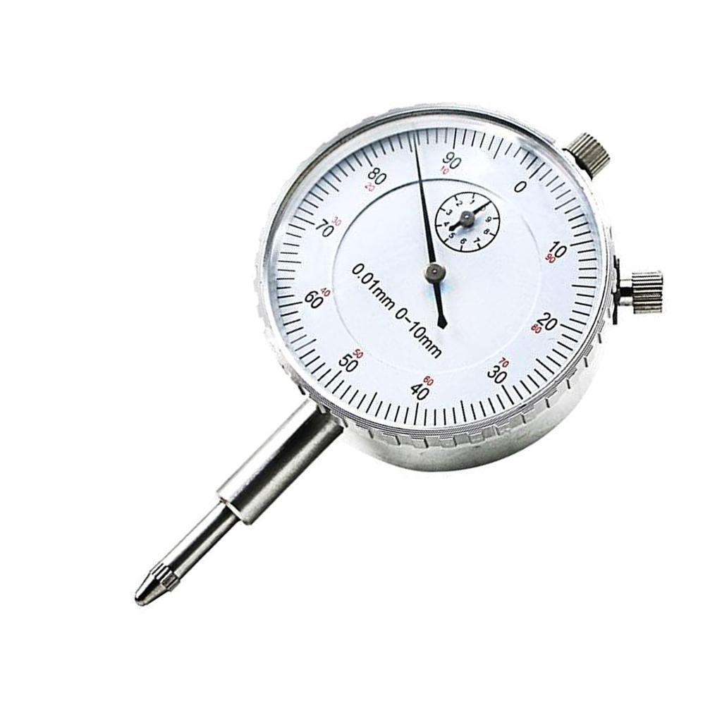 High Precision 0-10mm Measuring Range Dial Indicator Gauge 0.01mm Accuracy