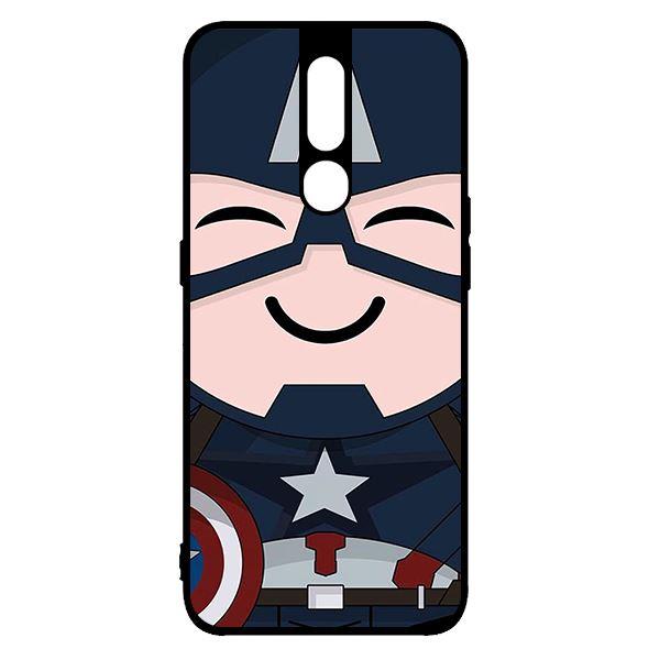 Ốp lưng dành cho điện thoại Oppo F11 Pro Đội Trưởng Mỹ Cartoon - Hàng Chính Hãng