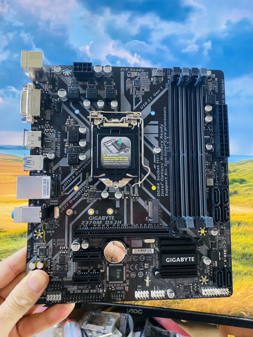 Bo Mạch Chủ GIGABYTE Z370M DS3H - HÀNG CHÍNH HÃNG