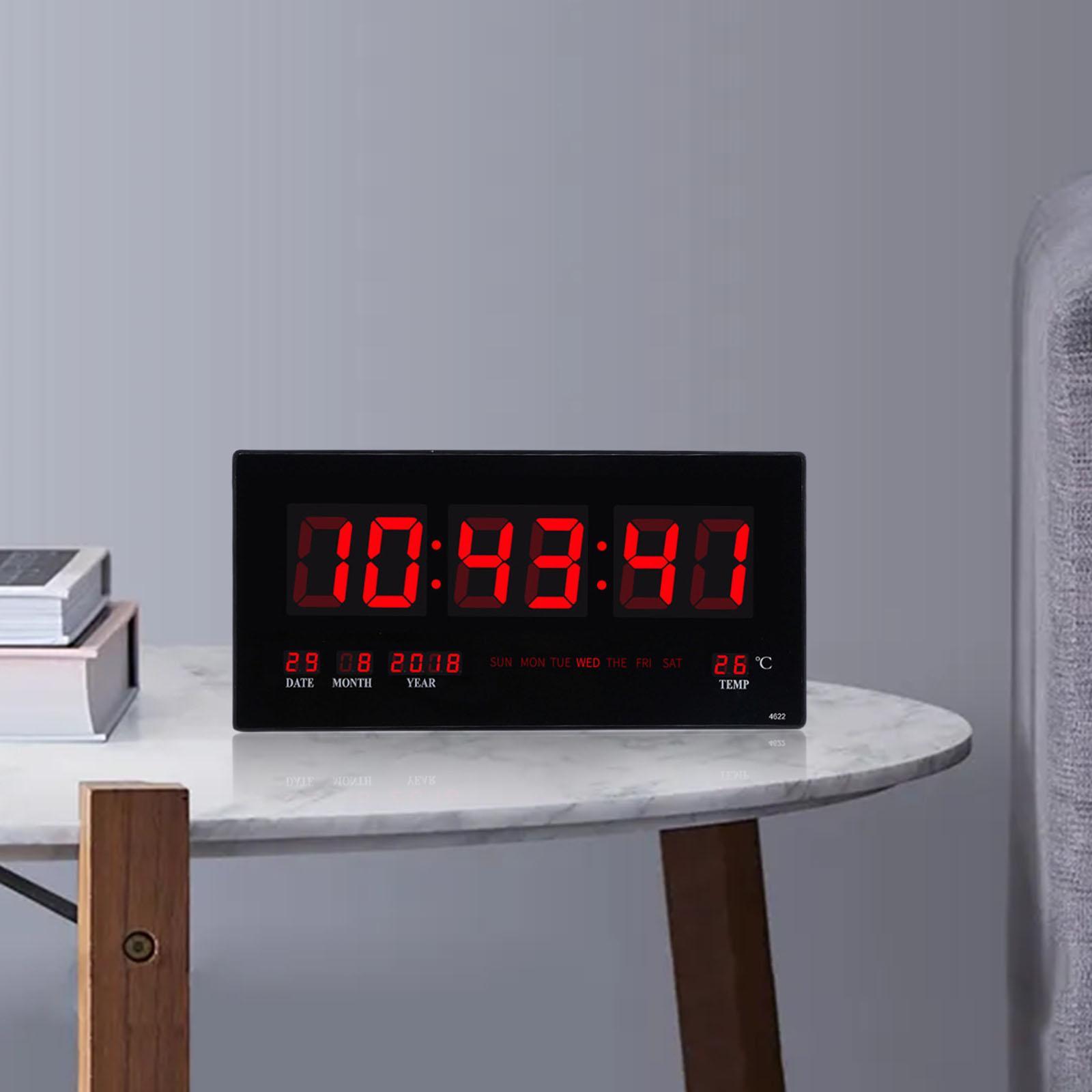 17'' LED Screen Clock 24H Time  US
