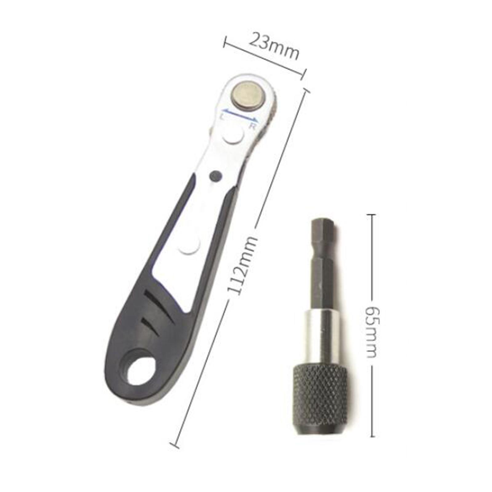 Mini Ratchet Wrench Set Socket Screw Bits Kit Bike Car RepairIing Tools