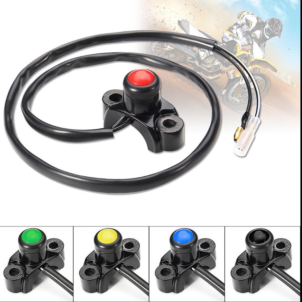 2pcs Motorcycle ATV 22mm Handlebar Engine Kill Stop Start Button Switches