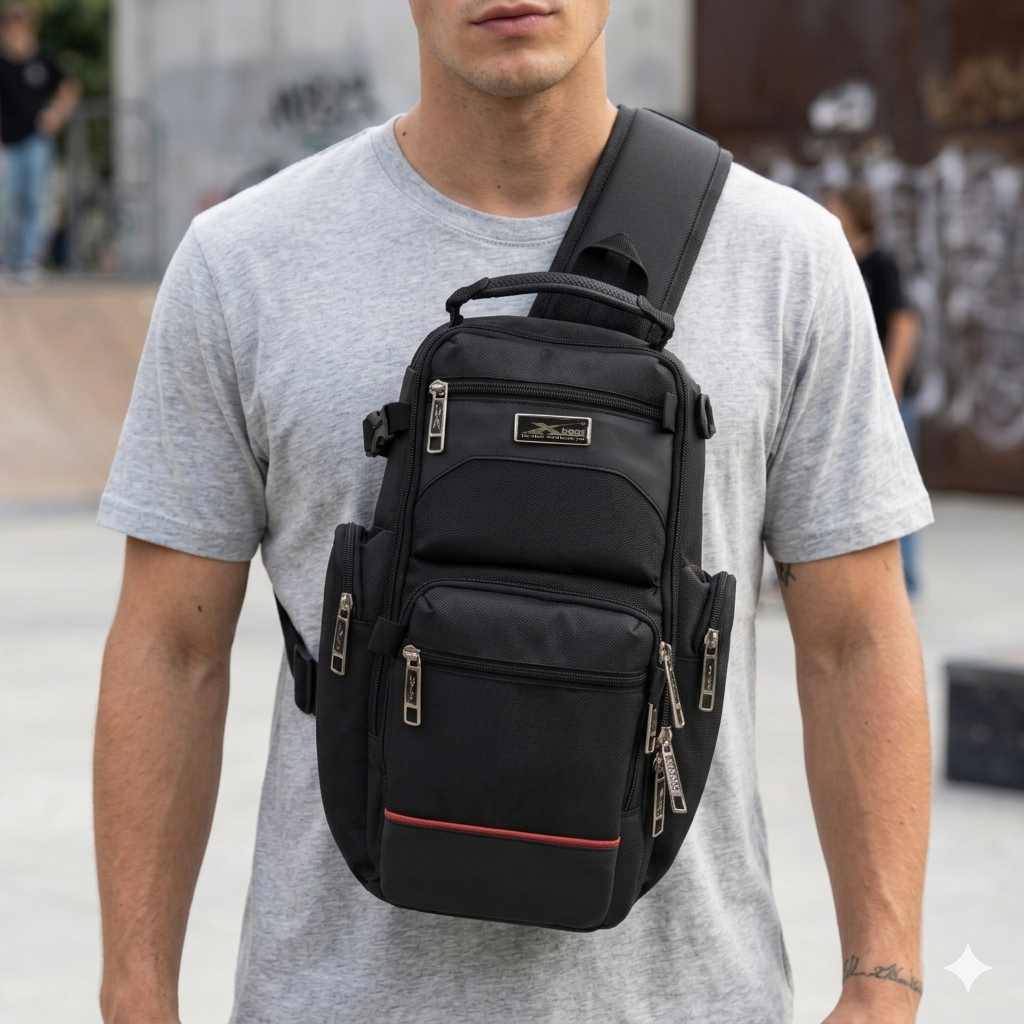 Túi Đeo Chéo Đi Chơi Dạo Phố Xbags Apex – Túi Đeo Chéo Cao Cấp Đa Năng, Cá Tính, Thời Trang Sang Trọng XB9103