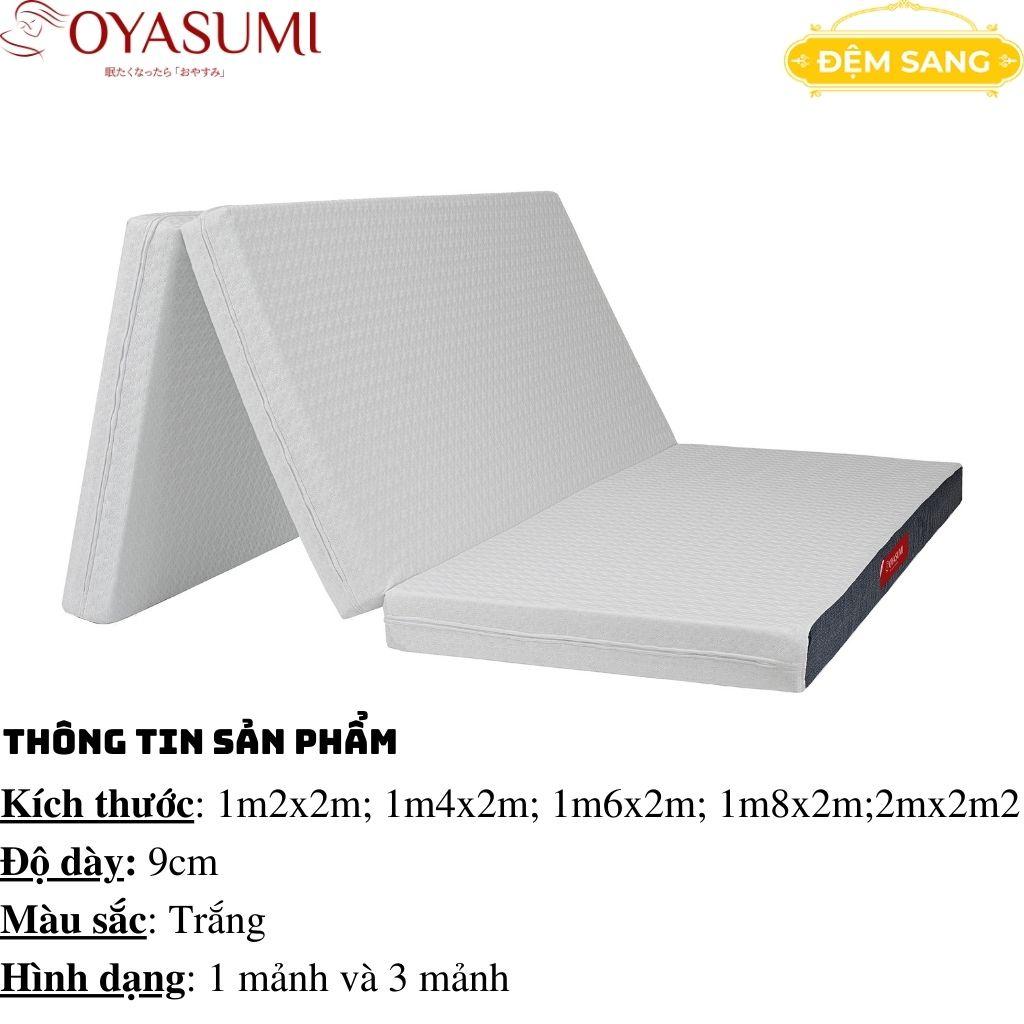 Nệm foam Nhật Bản OYASUMI Original  sản xuất bới tập doàn Inoac Nhật Bản thoáng mát bốn mùa FOAM105