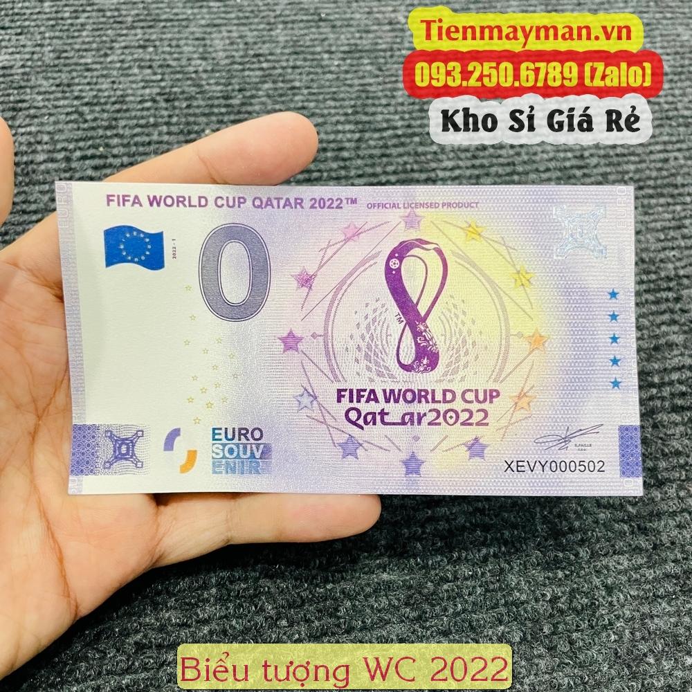 Tờ lưu niệm World Cup Qatar 2022 mệnh giá 0 Euro, BÃO GIÁ