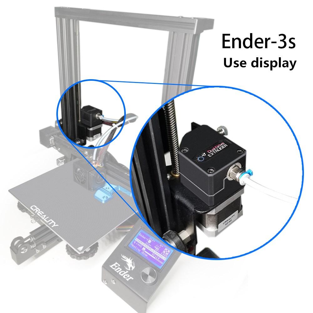 Máy in 3D MK8 Extruder Clone Dual Drive Eutruder nâng cấp Bowden Extruder 1.75mm Dây buộc Máy in 3D cho CR10 Ender 3 Pro Bluer