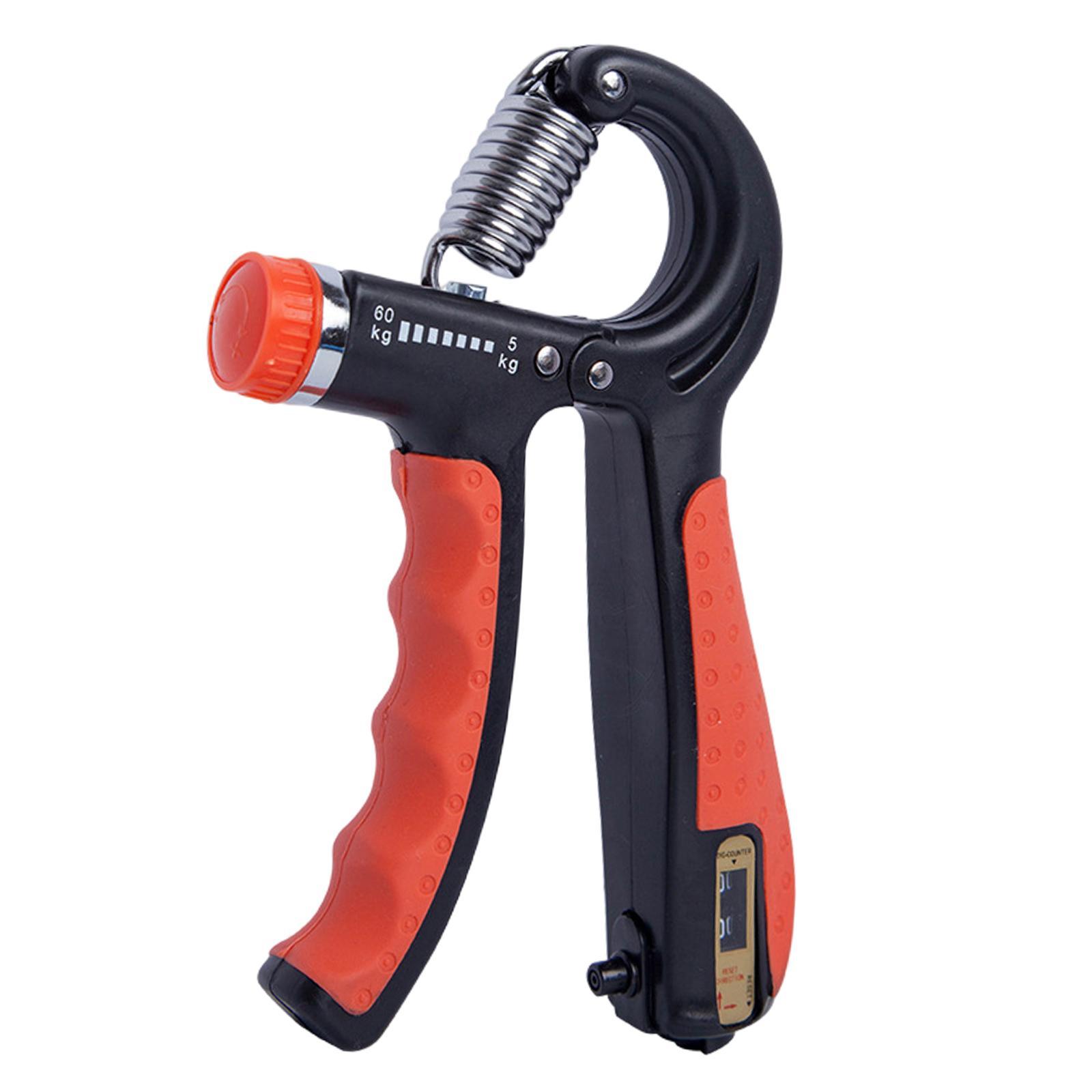 Hand Grip Strengthener Finger Exerciser Fitness Hand Gripper with Counter for Muscle Building, Musician, Guitar