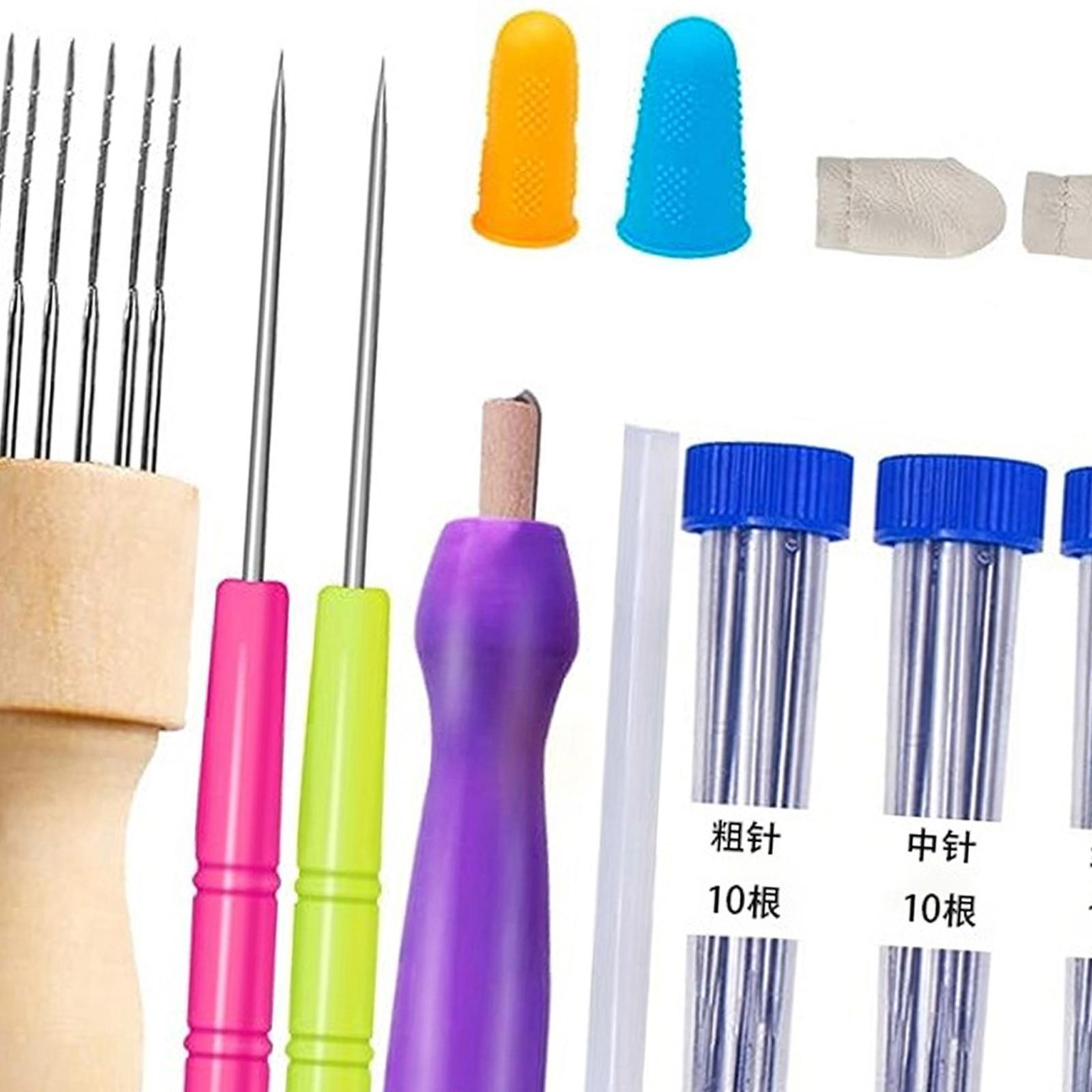 Felting Kits Embroidery Pen Punch Kits for Beginner Cross Stitch