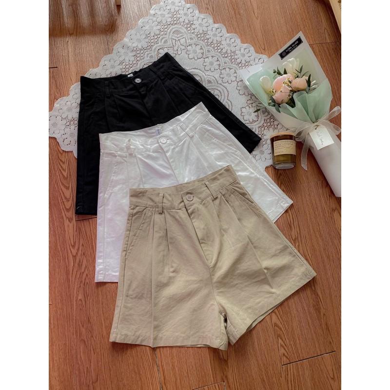 Quần short kaki kèm nịt