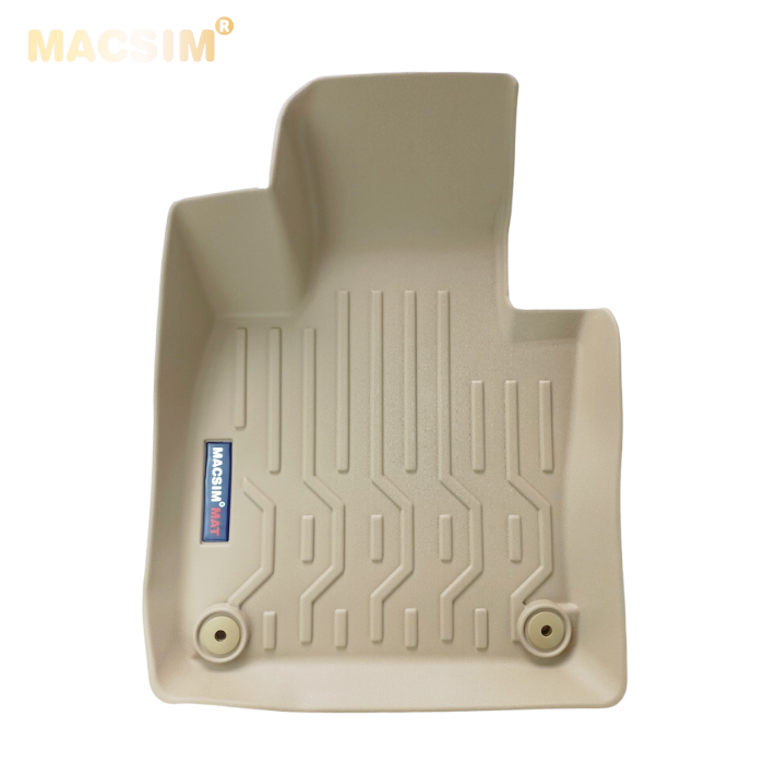 Thảm lót sàn xe ô tô VOLVO XC60 2018+ đến nay Nhãn hiệu Macsim chất liệu nhựa TPV cao cấp màu be