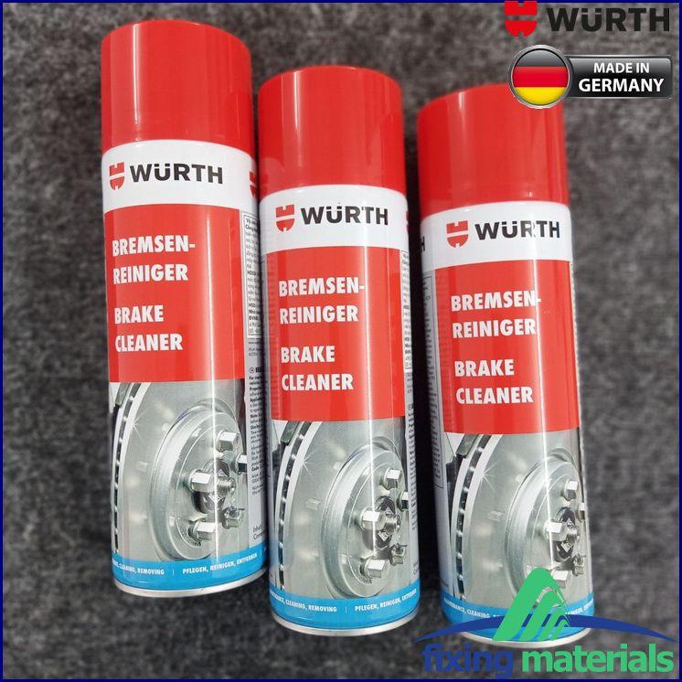 Chất Xịt Tẩy Dầu Mỡ, vệ sinh thắng xe Wurth Brake Cleaner 500ml