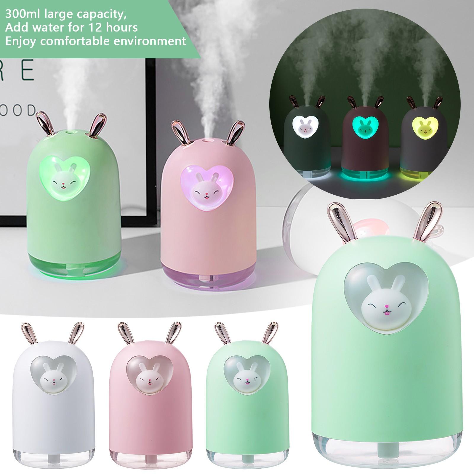 Mini Thú Cưng Máy Phun Sương Tạo Độ Ẩm 300Ml Nhỏ Thoáng Mát Sương Tạo Ẩm USB Di Động Cá Nhân Để Bàn Humidifi Cho Bé Phòng Ngủ Văn Phòng Du Lịch Nhà