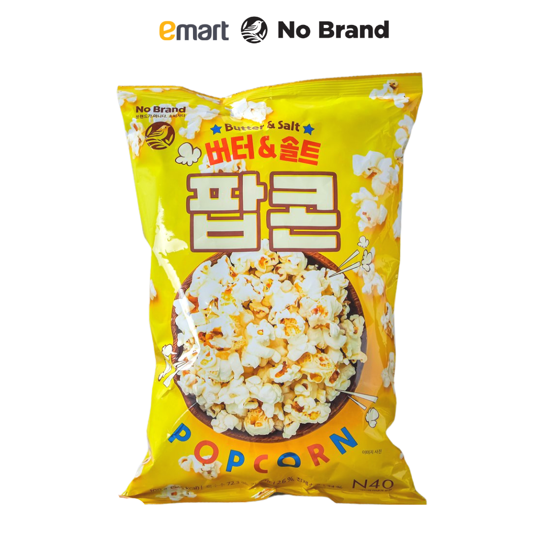 Snack Bắp Rang, Bắp Nổ Ăn Liền Vị Bơ Muối Mặn No Brand 100g