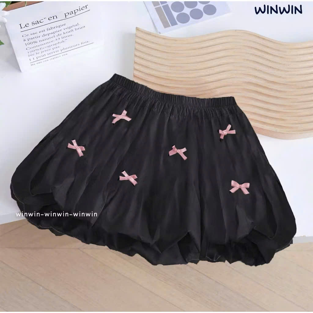CHÂN VÁY BÍ KATE ĐÍNH NƠ NHÍ SIÊU DỄ THƯƠNG TỪ 8-40KG CHO BÉ GÁI