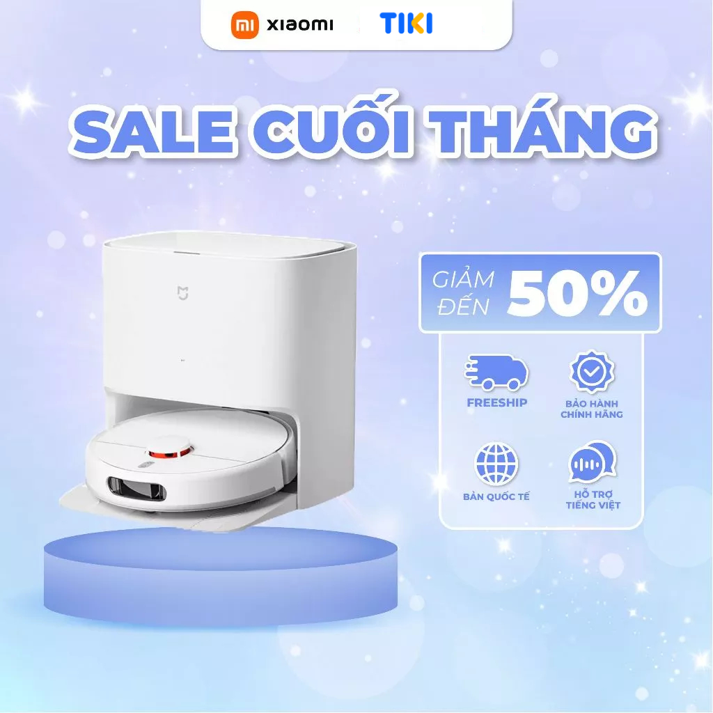 Robot Hút Bụi Lau Nhà Xiaomi Robot Vacuum X20 – Hàng Chính Hãng