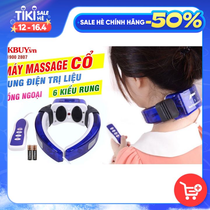 Máy massage cổ xung điện hỗ trợ trị liệu PL-718 - Hàng chính hãng