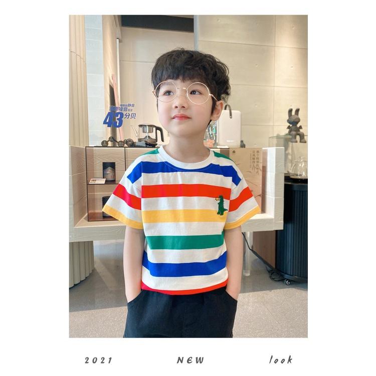 Áo thun bé trai size đại trẻ em, áo phông cộc tay cotton 12-38 kg