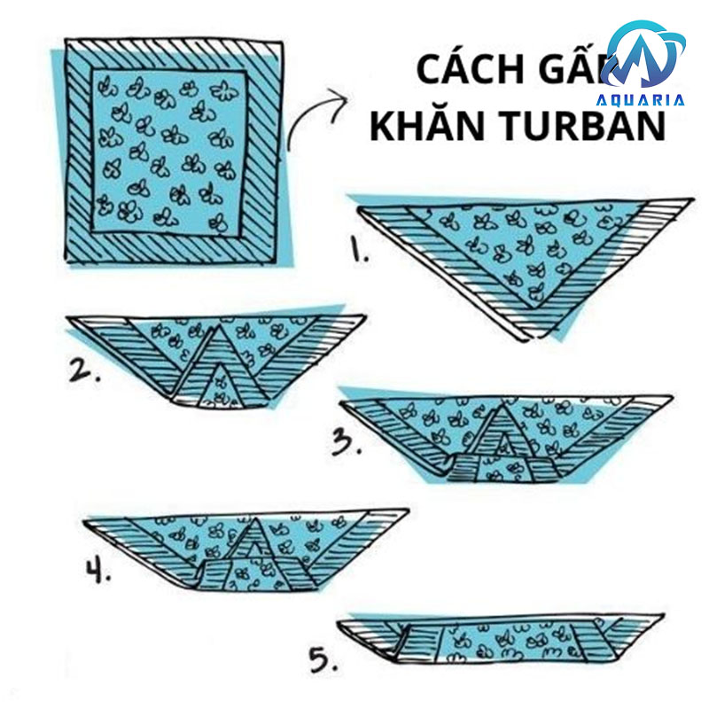 Khăn BANDANA, Khăn Turban Hiphop Nam Nữ Màu Sắc Trẻ Trung Năng Động