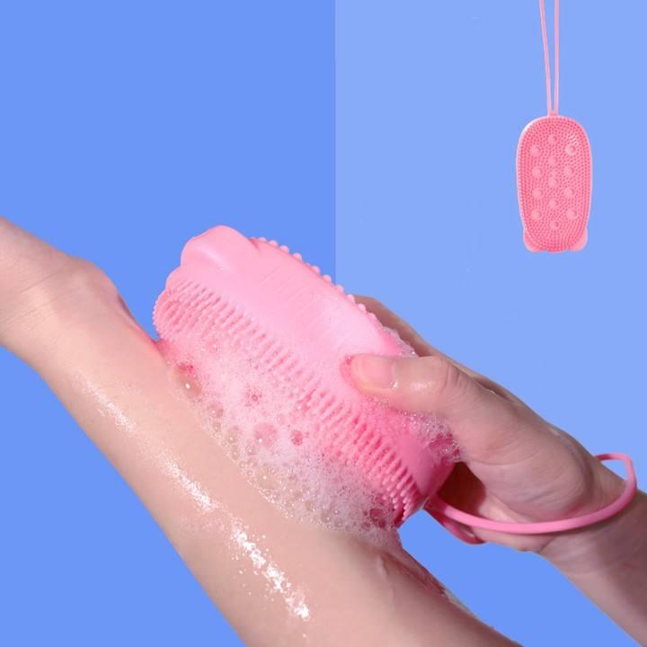 Bông tắm silicon tạo bọt 2 mặt