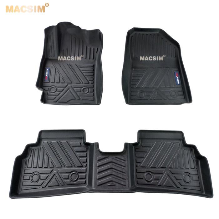 Thảm lót sàn xe ô tô Kia K3 2019+ qd Nhãn hiệu Macsim chất liệu nhựa TPV cao cấp